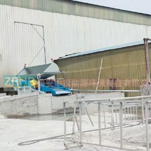 濟(jì)南振動式砂石分離機安裝案例